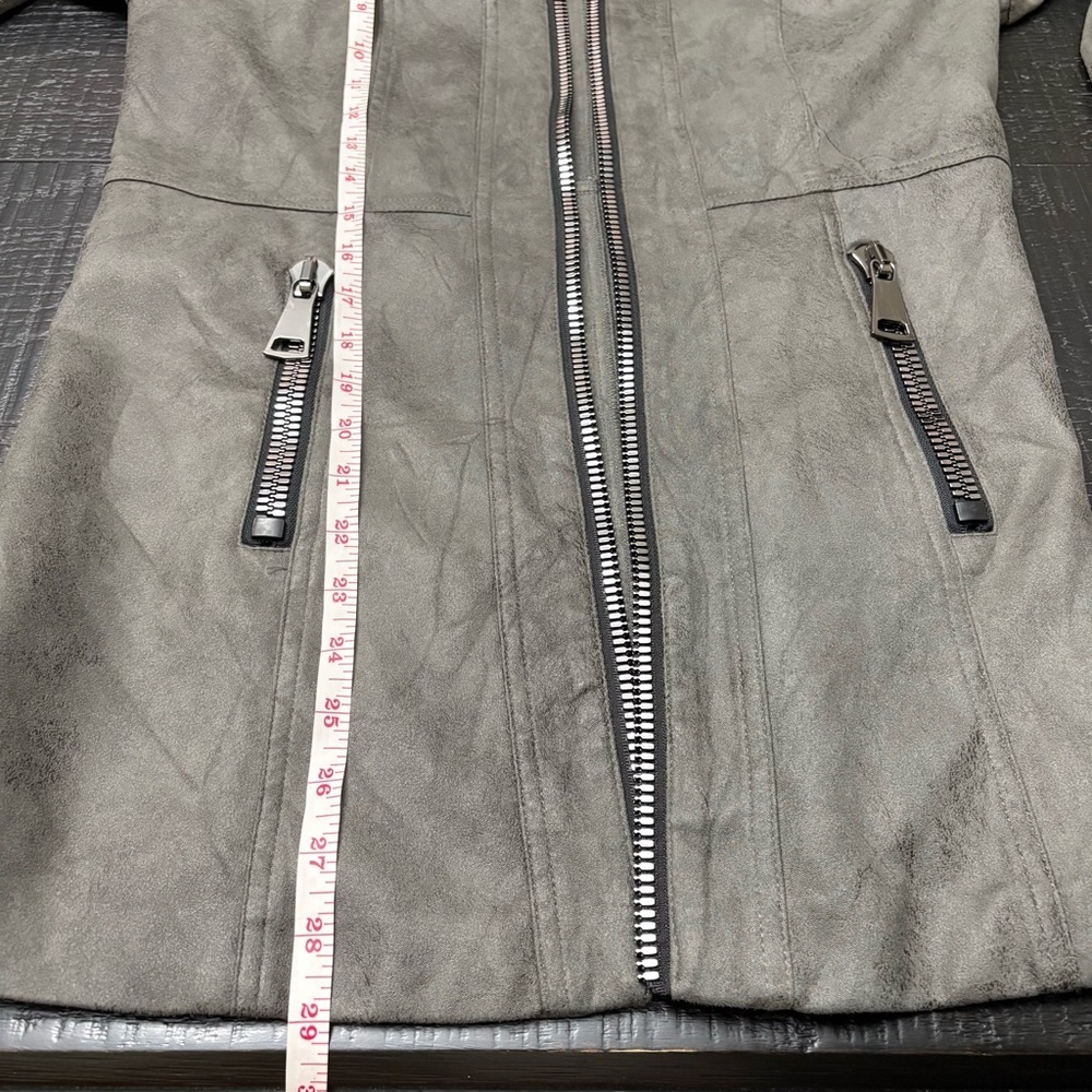 Joseph Ribkoff Charcoal Jacket with Zipper Accents - Picture 4 of 9